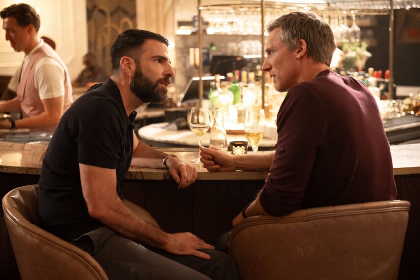Zachary Quinto as Dr. Oliver Wolf, Teddy Sears as Dr. Josh Nichols — 'Brilliant Minds' Season 2 Episode 2 