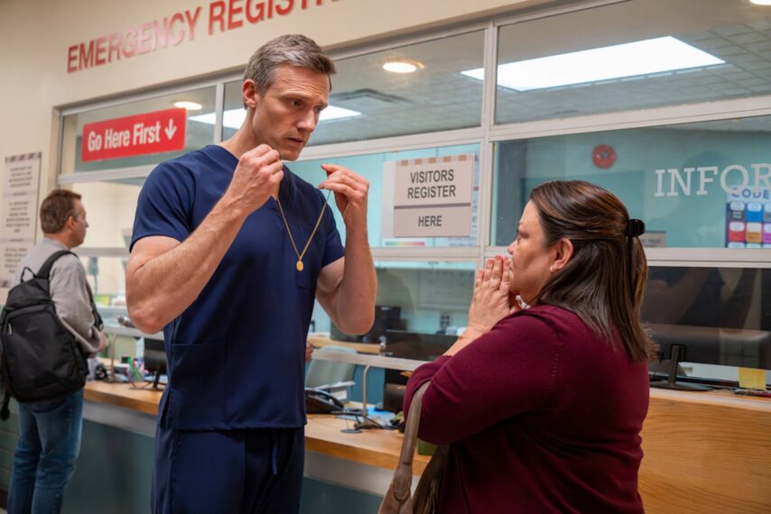 Teddy Sears as Dr. Josh Nichols, Sol Miranda as Ana Torres — 'Brilliant Minds' Season 2 Episode 5 
